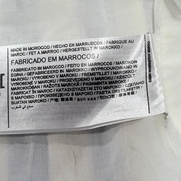 XXL Blue White Ruffle Stripes Mini Skirt Cottagecore Summer - Picture 6 of 7